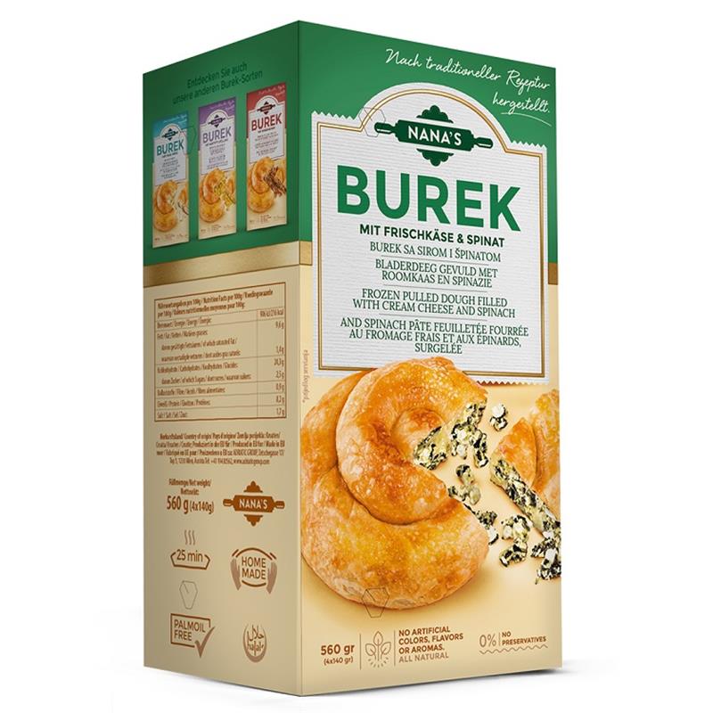 Burek avec fromage et épinard NANA'S 560g 